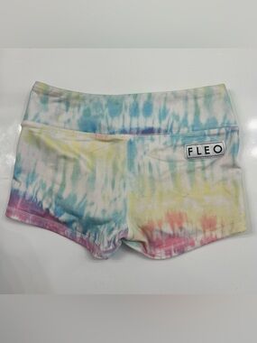 Fleo Pastel Tie-Dye Shorts - Multicolor